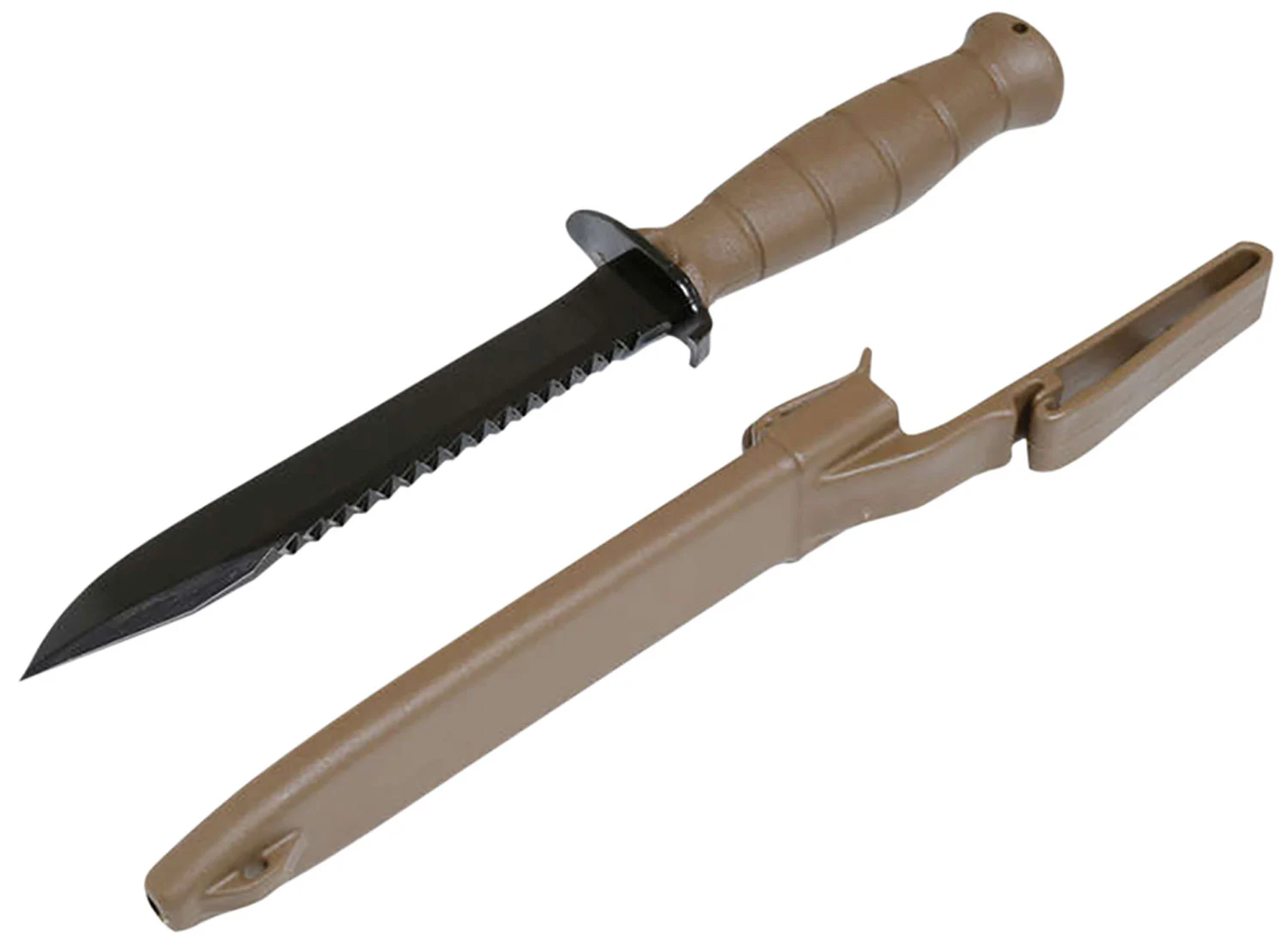 GLOCK FIELD KNIFE W/SAW FDE PKG