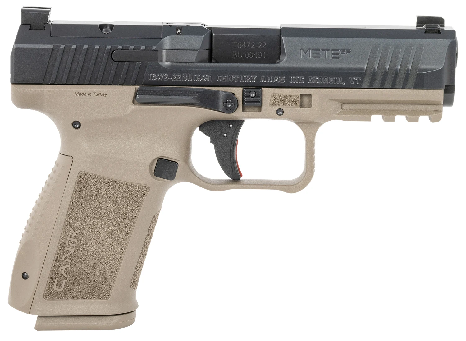 CANIK METE SF 9MM BLK/FDE 15+1