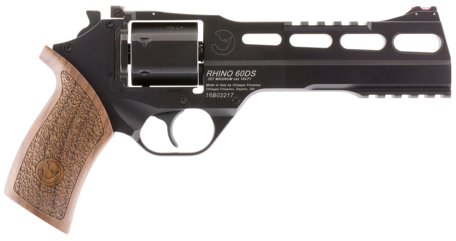 CHIAPPA FIREARMS RHINO 60DS 357MAG 6" BLK ADJ