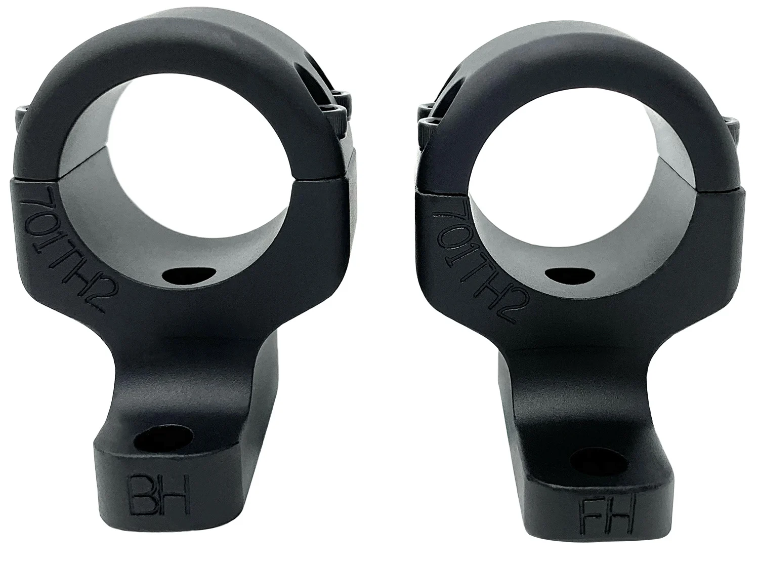 DNZ 701H2 Game Reaper 2 Scope Mount/Ring Combo Matte Black 1" Howa