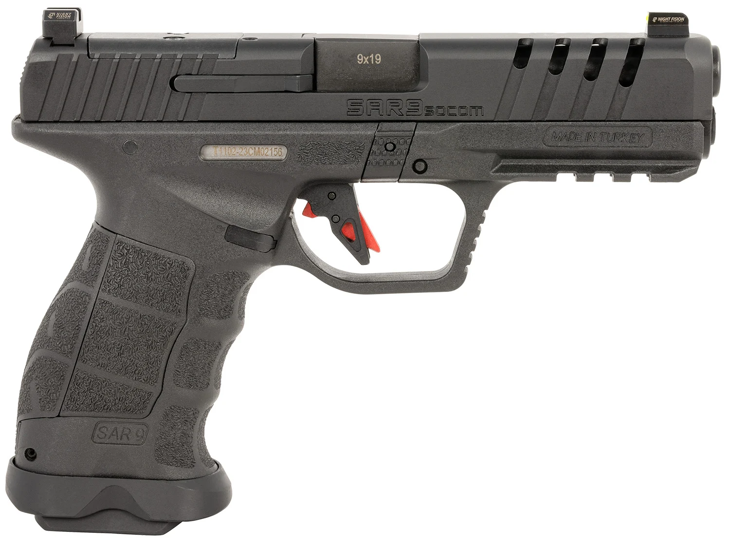 SAR FIREARMS SAR9 SOCOM 9MM BLK 5.2" TB