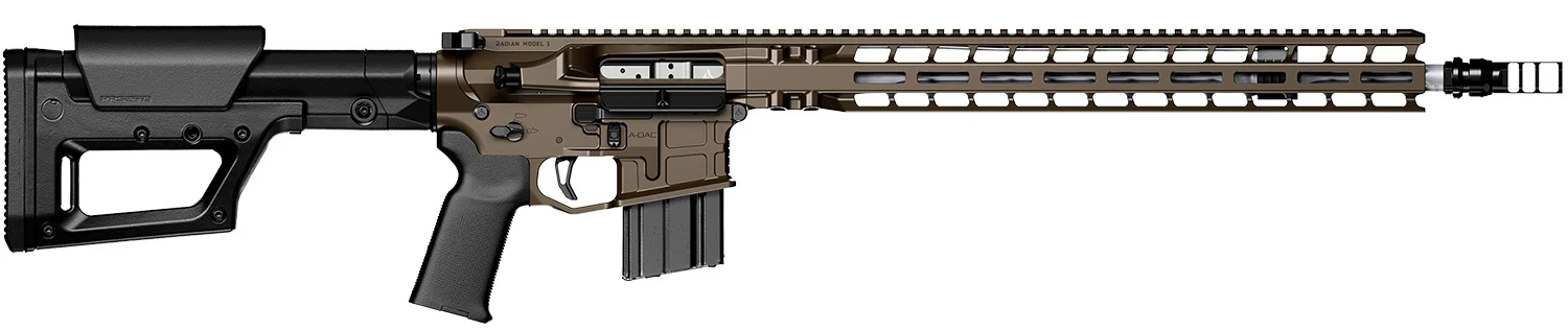 RADIAN WEAPONS MODEL 1 RIFLE 6MMARC 18" BRN