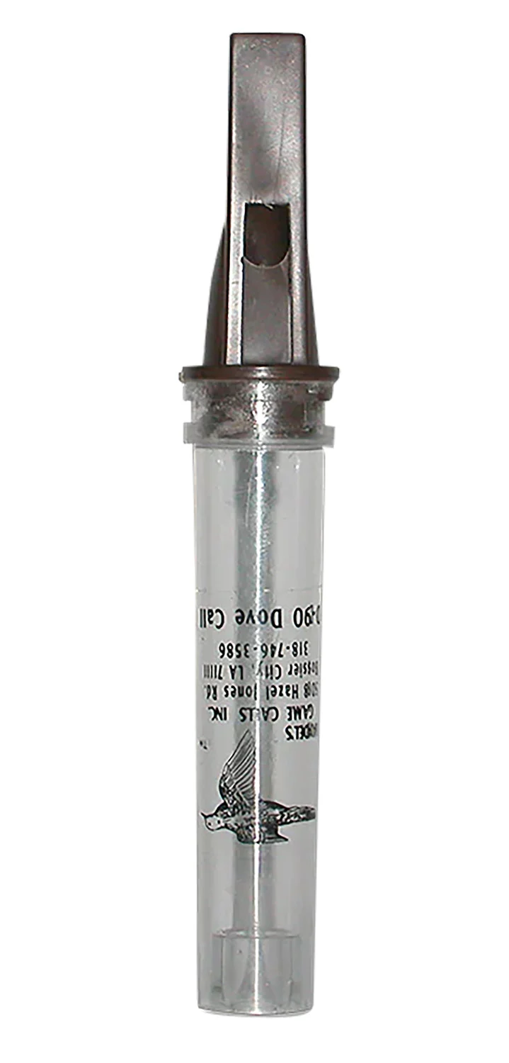 Haydel's Game Calls D90 Dove Open Call Mourning Doves Sounds Attracts Doves Clear Acrylic