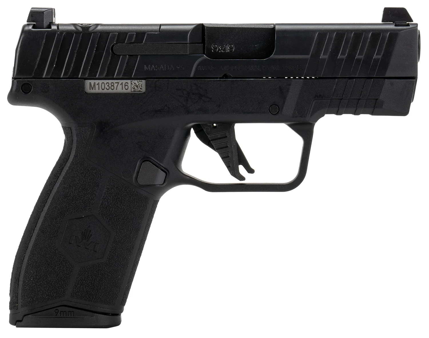IWI - ISRAEL WEAPON INDUSTRIES MASADA-S ELITE 9MM 3" BLK 13+1