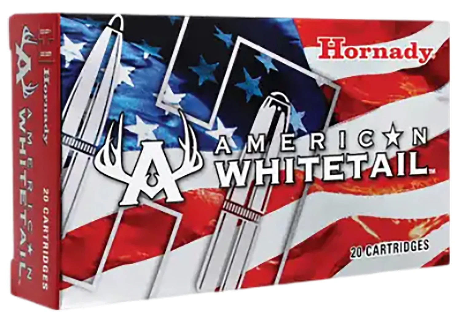 Hornady 8047 American Whitetail 243Win 100gr InterLock Boat Tail Soft Point 20 Per Box/10 Case
