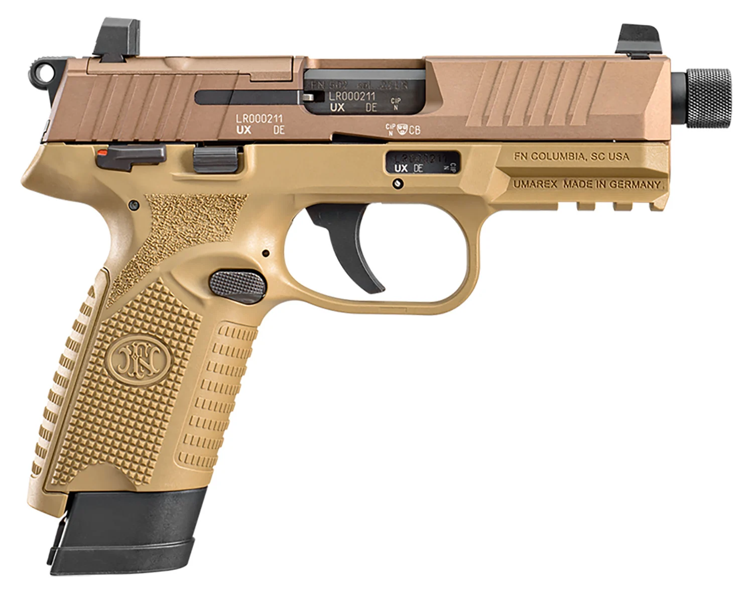 FN 502 TACT 22LR FDE 10+1 TB