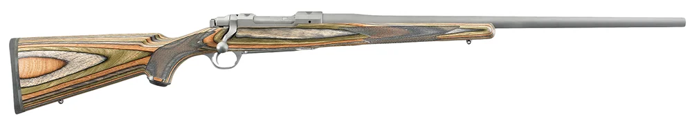 Ruger 47108 Hawkeye Predator Full Size 6.5 Creedmoor 4+1 24" Matte Stainless Steel Barrel, Receiver w/Integral Scope Mount, Green Mountain Fixed Laminate Stock, Right Hand