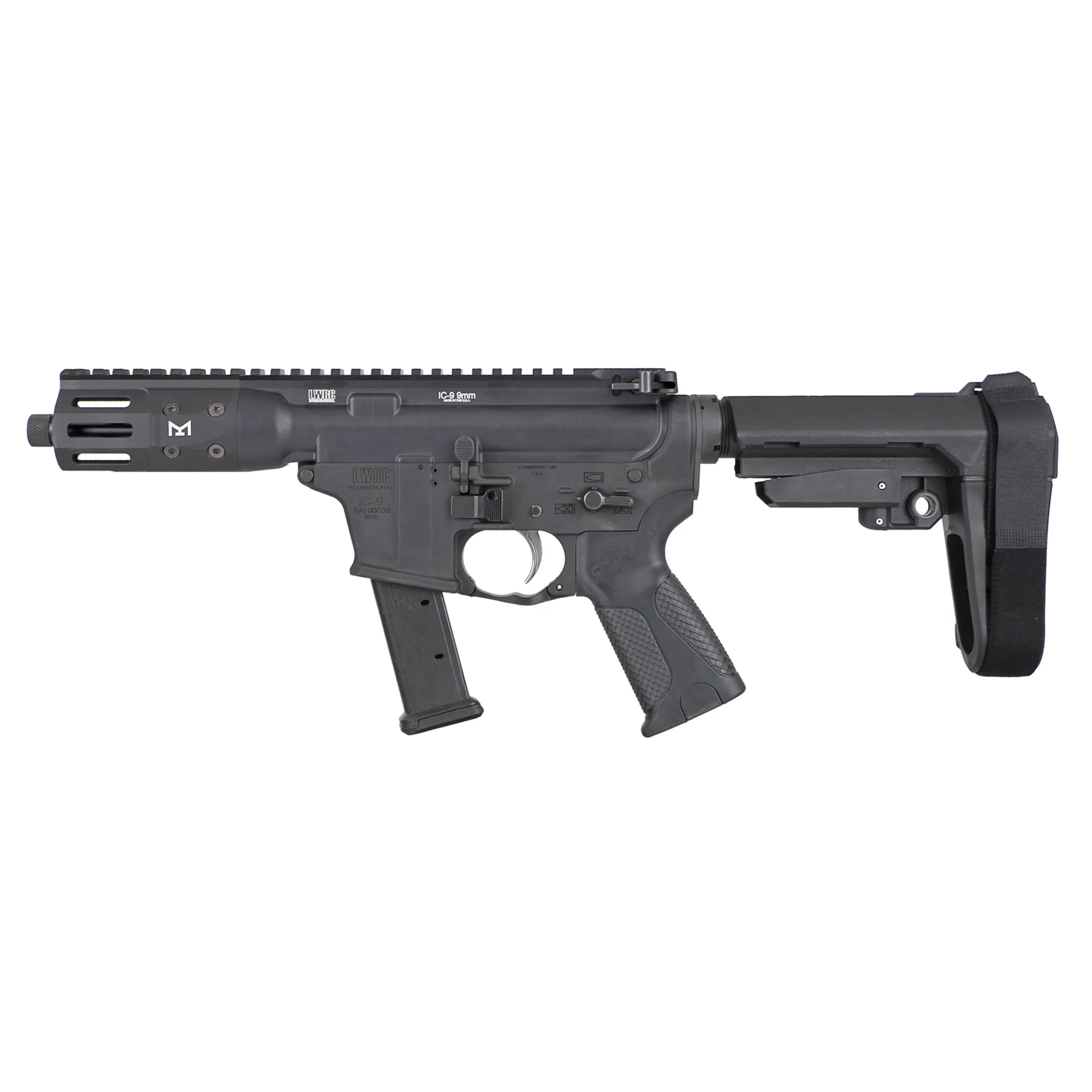LWRC IC-9 9MM BLK 5.6" 27+1 SBA3
