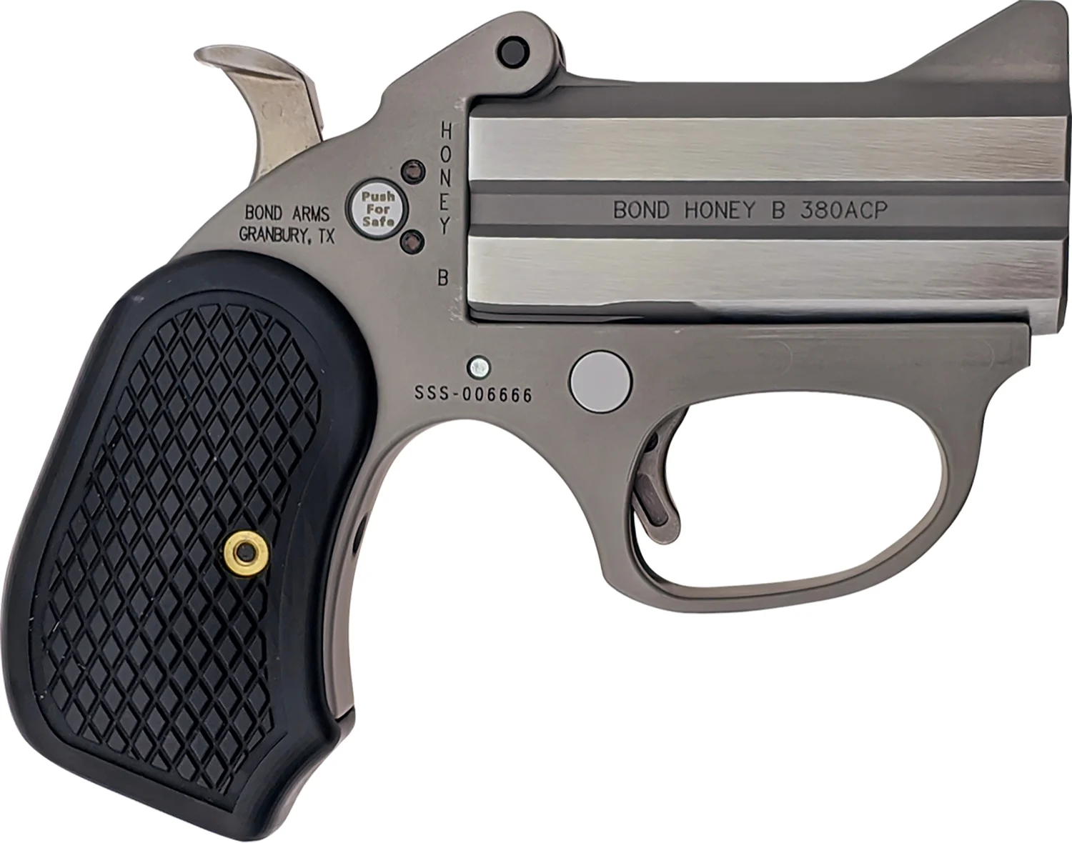 BOND ARMS HONEY-B 38SPL SS 3" EXT GRPS