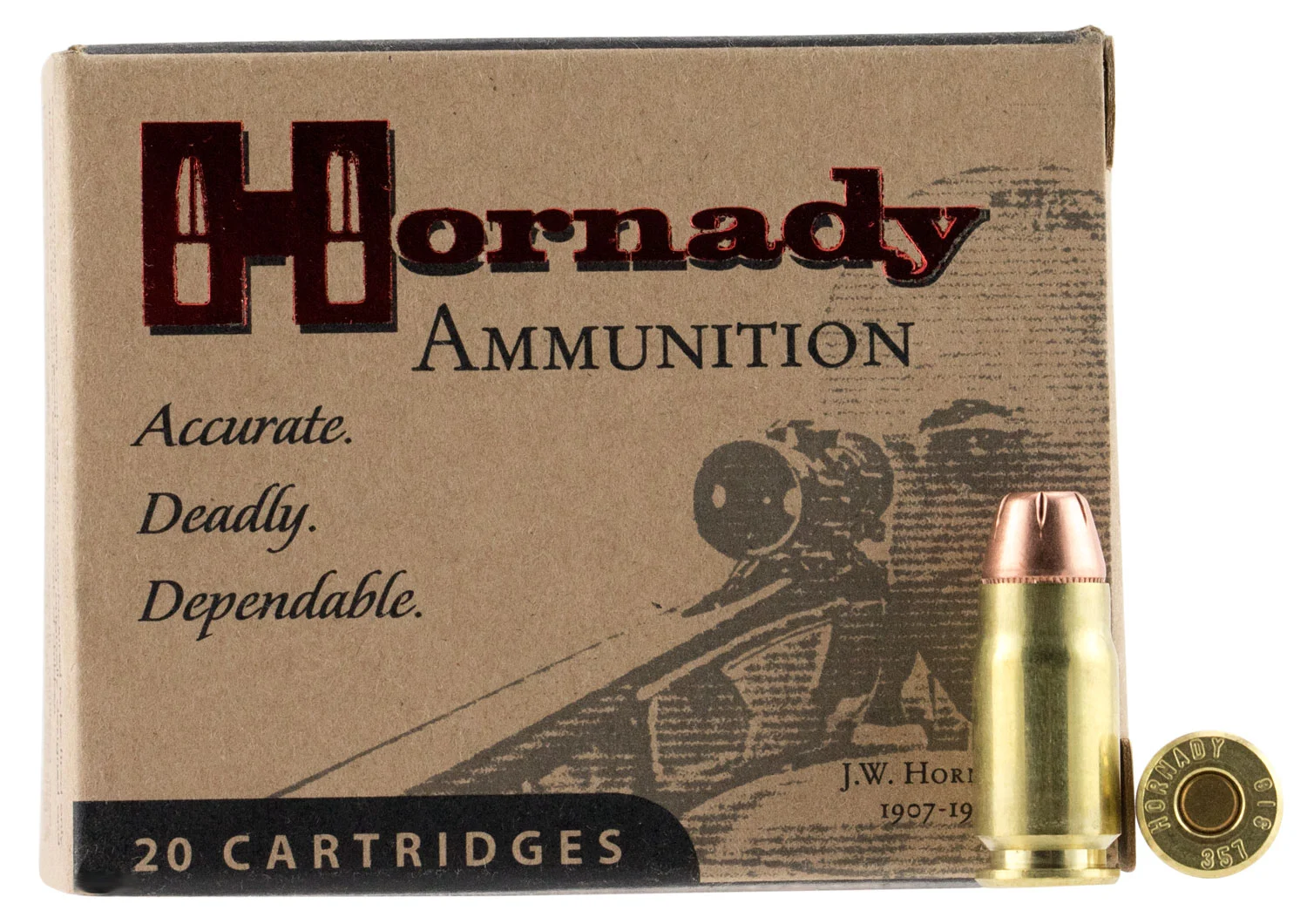 Hornady 9131 Custom 357Sig 147gr Hornady XTP Hollow Point 20 Per Box/10 Case