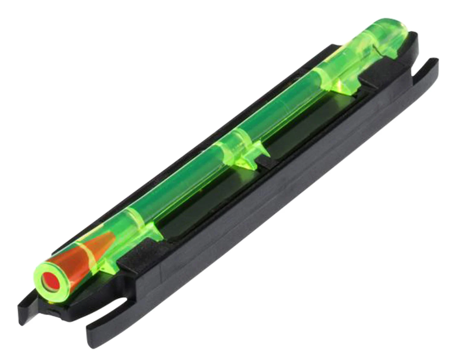 HiViz M400 M-Series Magnetic Front Sight Black | Green with Red Center Fiber Optic Front Sight