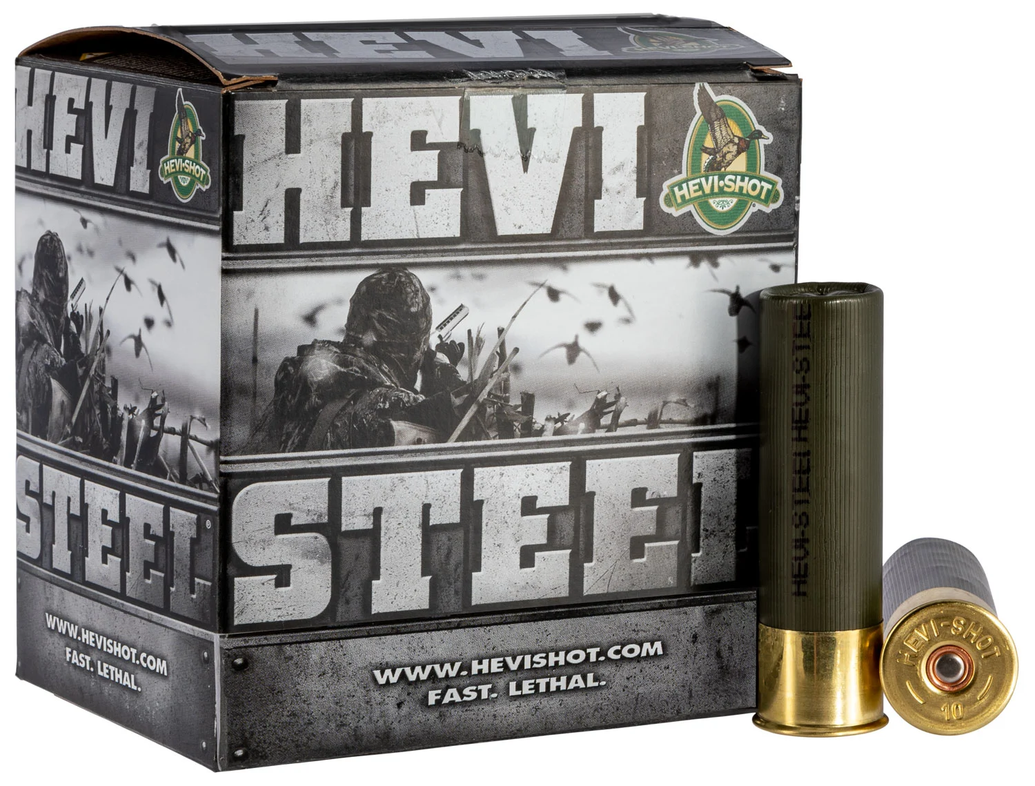 HEVI-Shot HS65004 HEVI-Steel 12Gauge 3.50" 1 3/8oz 4Shot 25 Per Box/10 Case