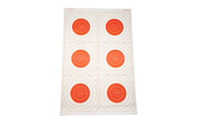 ACTION TGT BLSEYE MILI RED 100PK