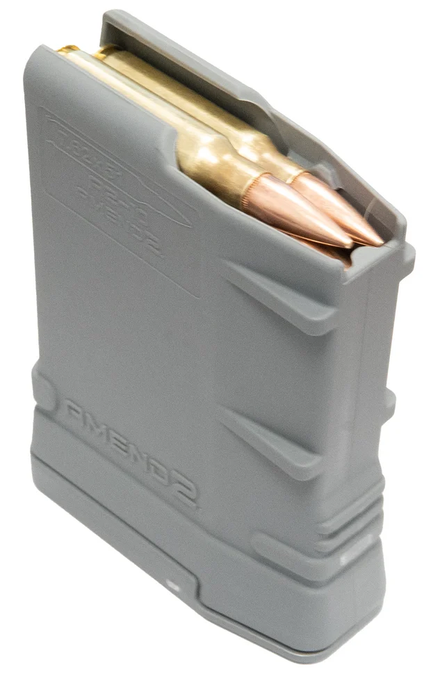 AMEND2 MAG SR-25/AR-10 7.62 GRY MOD-2 10RD