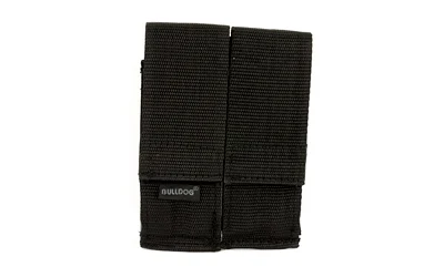 BULLDOG DBL MAG HLDR BLK