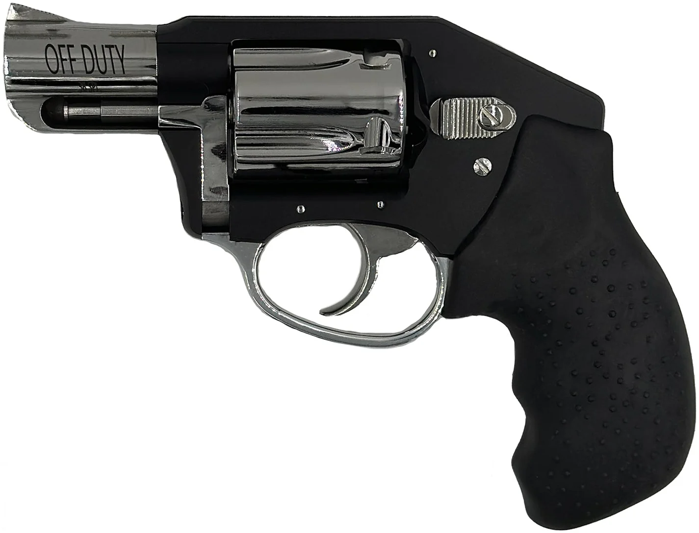 CA OFF DUTY 38SPL 2 BLK HIGH POLISH SS DAO 5RD