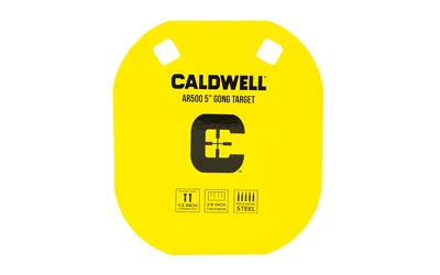 CALDWELL AR500 5" YELLOW