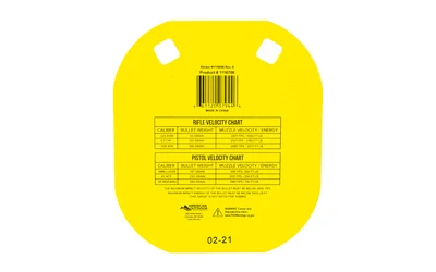 CALDWELL AR500 5" YELLOW - Image 2