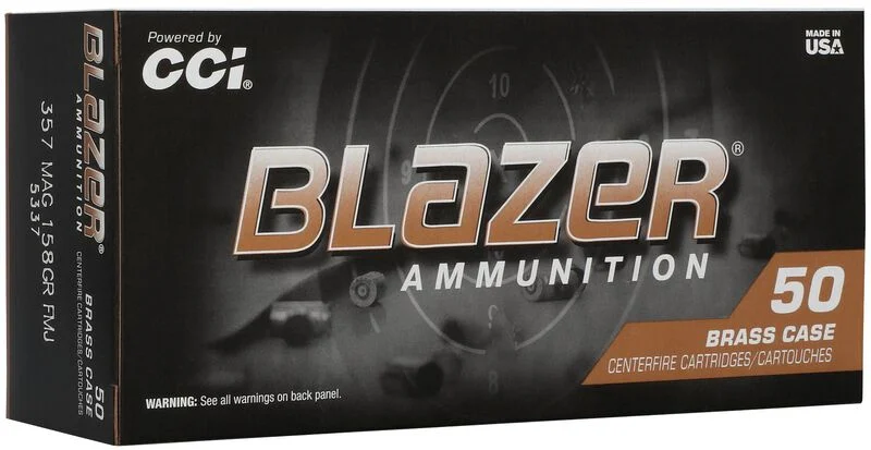 BLAZER BRASS 357MAG 158GR FMJ 50/20