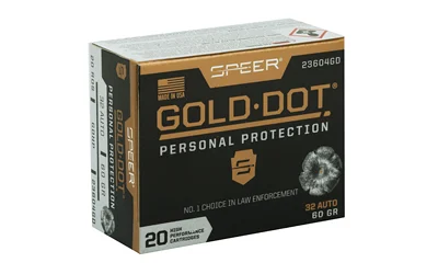 SPR GOLD DOT 32ACP 60GR HP 20/200 - Image 2