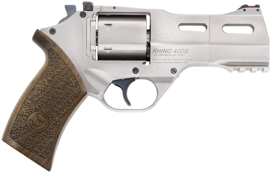 CHIAPPA WHITE RHINO 40DS 357MAG 4 FOS NICKEL 6RD