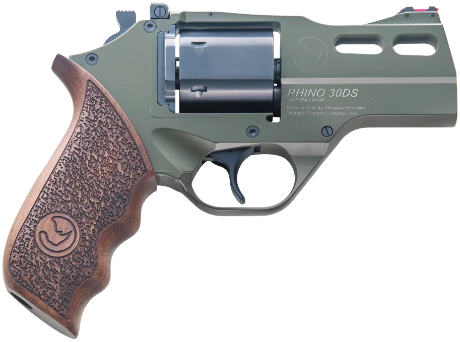 CHIAPPA RHINO 30DS 357MA 3 ODG HUNTER WALNUT 6RD