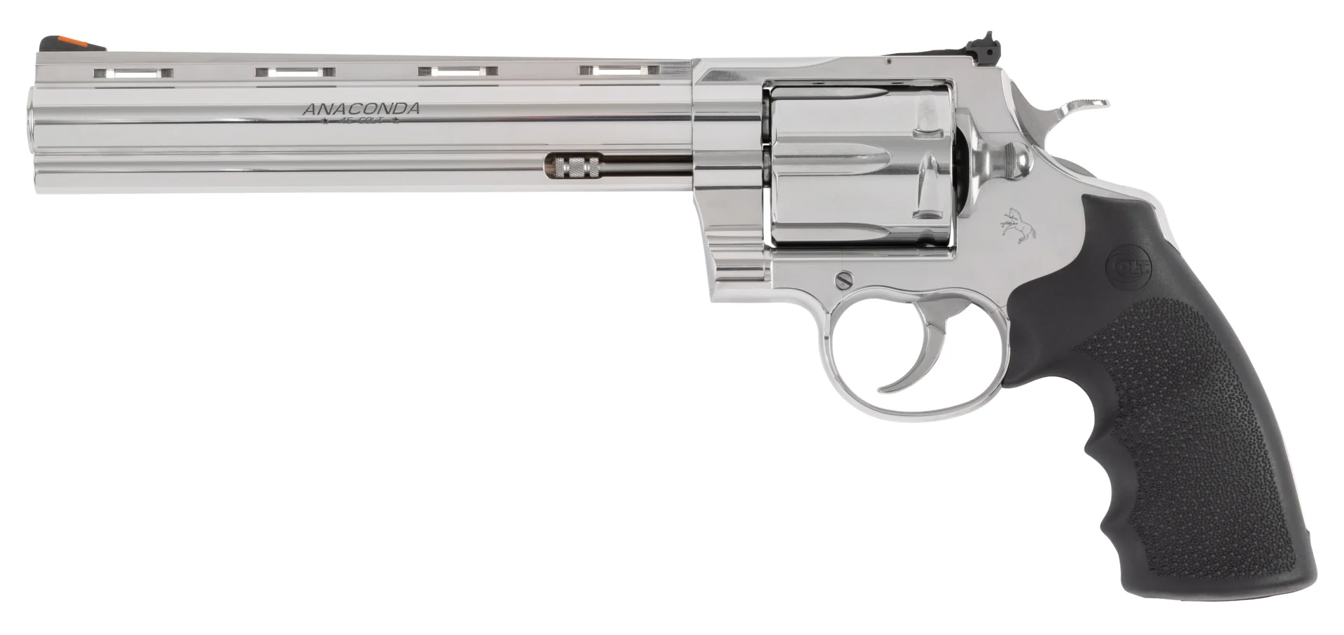 CLT ANACONDA 45CLT 8 SS HOGUE RUBBER GRIP 6RD