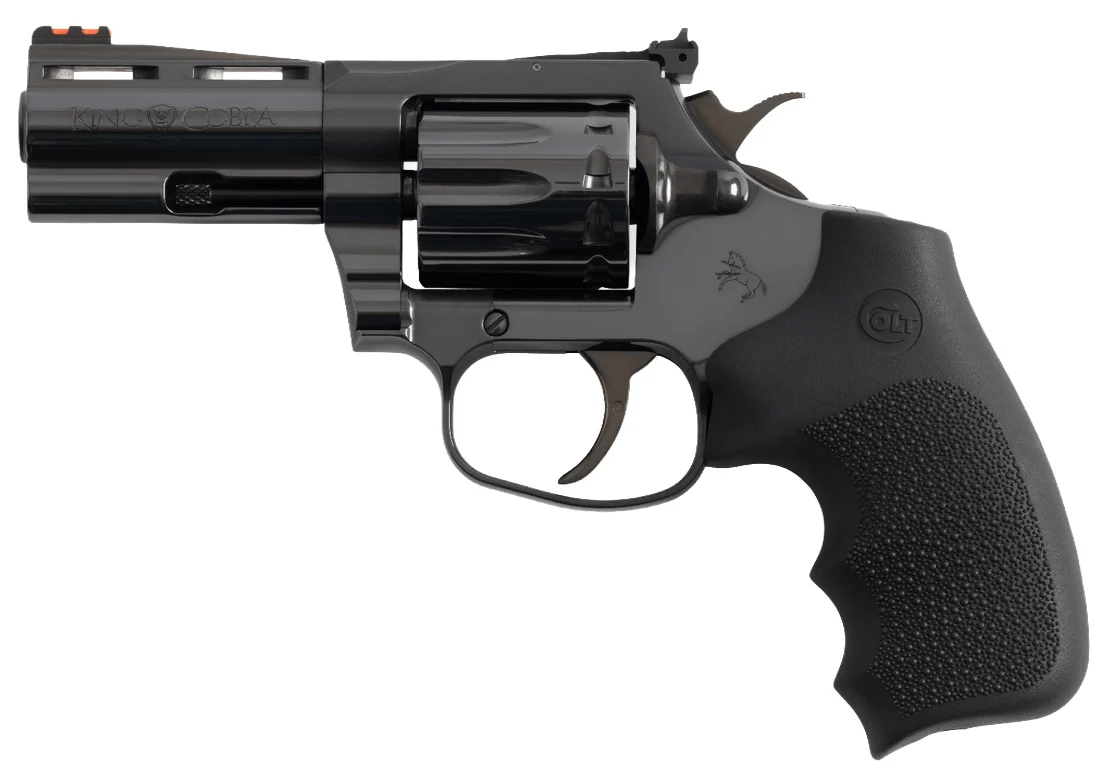 CLT KING COBRA 22LR 3 BLUED RUBBER GRIP 10RD