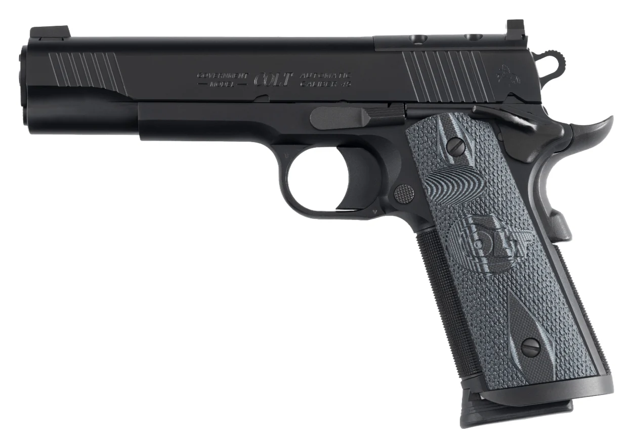 CLT CCU GOVERNMENT 45ACP 5 SS PVD BLK SLIDE OR
