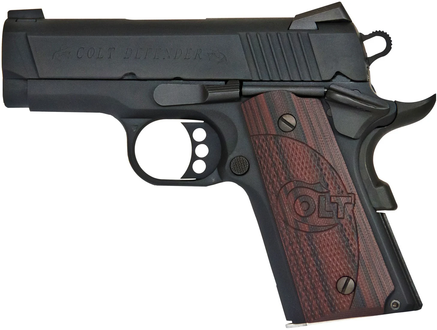 CLT DEFENDER 9MM 3 BLUE G10 BLK CHERRY NOVAK 8RD