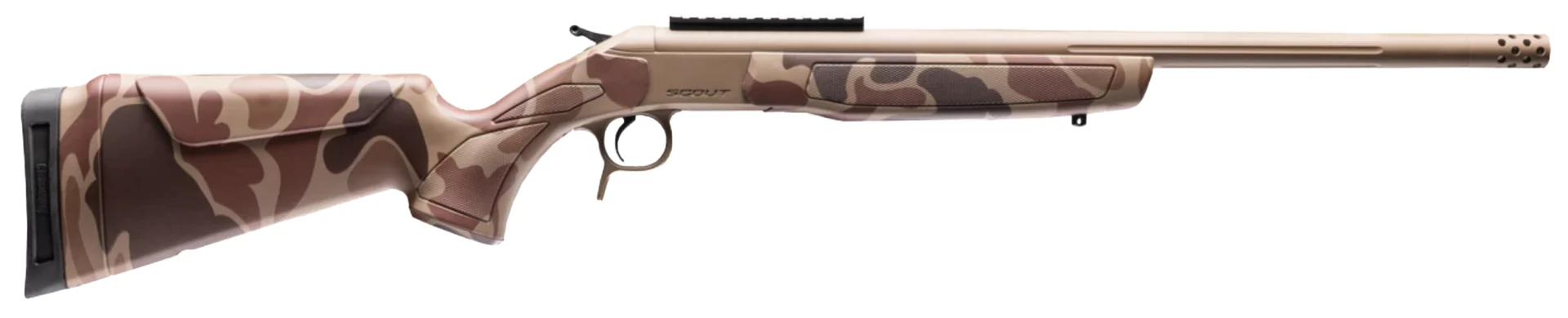CVA SCOUT SS TD 6.5CREED 22 FDE/DUCK CAMO