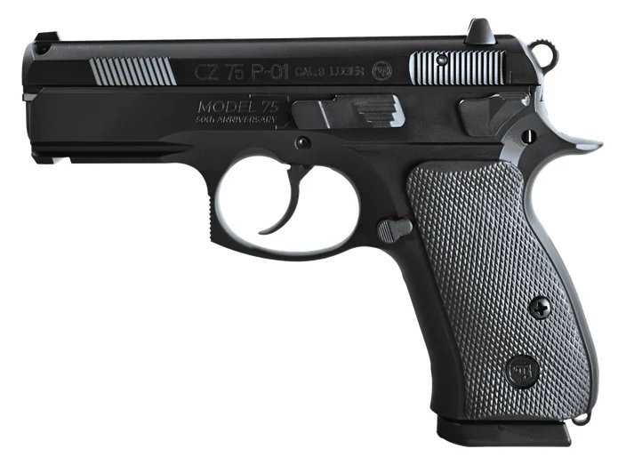 CZ 75 P-01 50TH ANNIVER ELITE 9MM BLK 15RD
