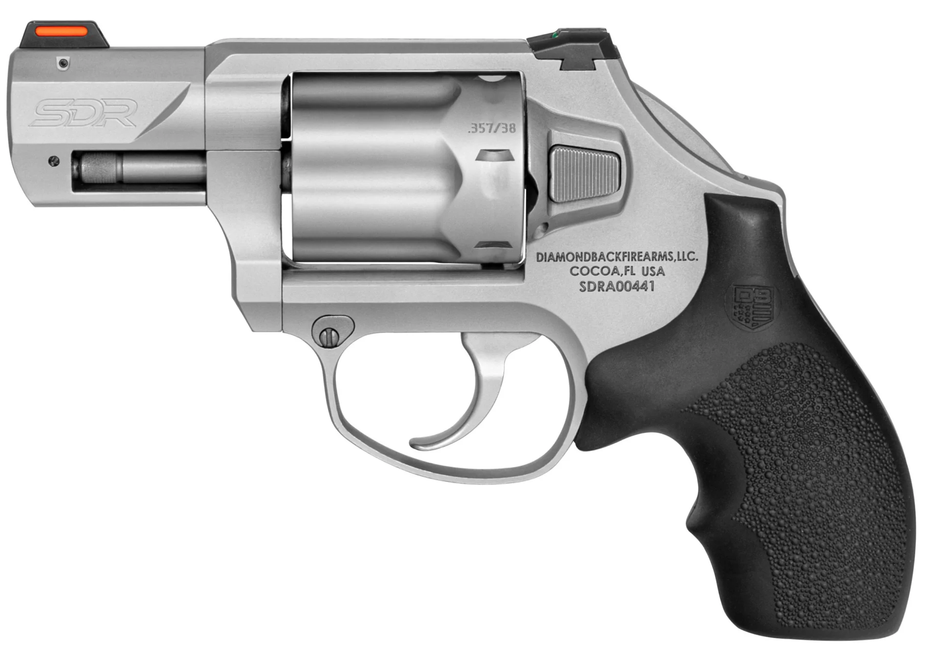 DBF SDR 357MAG 2 SS FOS GLASS BEAD 6RD