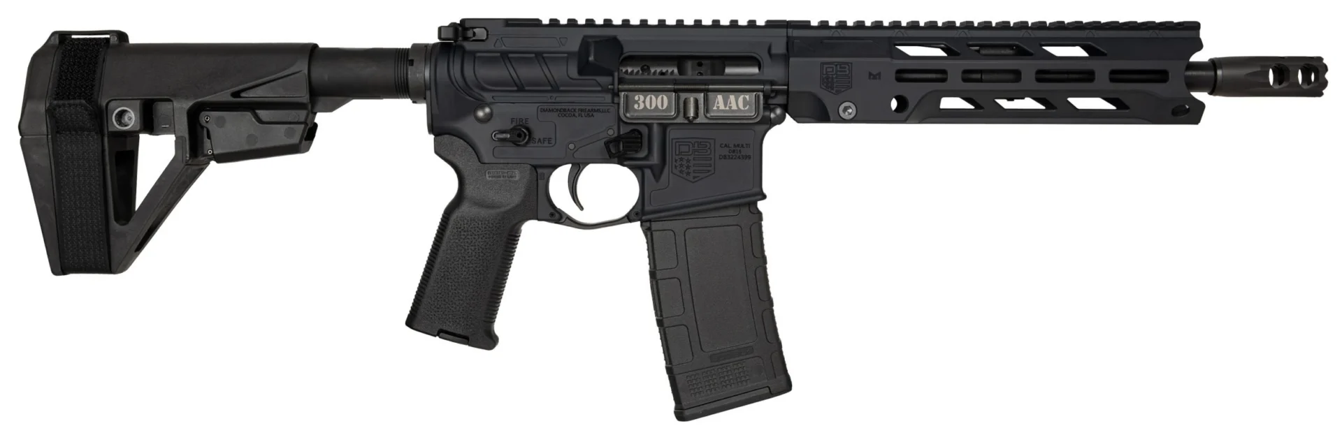 DBF DB15 300BLK 10.5 SBA5 PSB MLOK 30RD