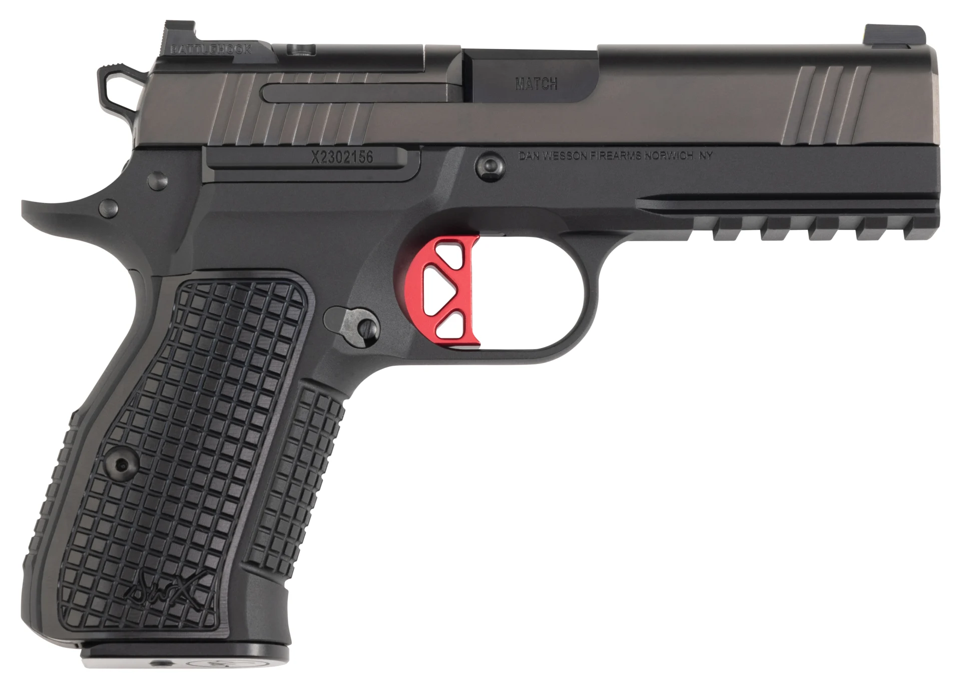 DAN WESSON DWX COMPACT 9MM 5 OR RAIL ALUM 15RD