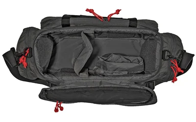 GGG RANGE BAG BLACK W/RED ZIPPER PUL - Image 4