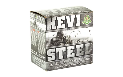 HEVI STEEL 12GA 3" #4 25/250 - Image 2
