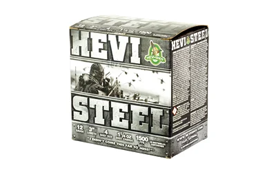 HEVI STEEL 12GA 3" #4 25/250 - Image 3