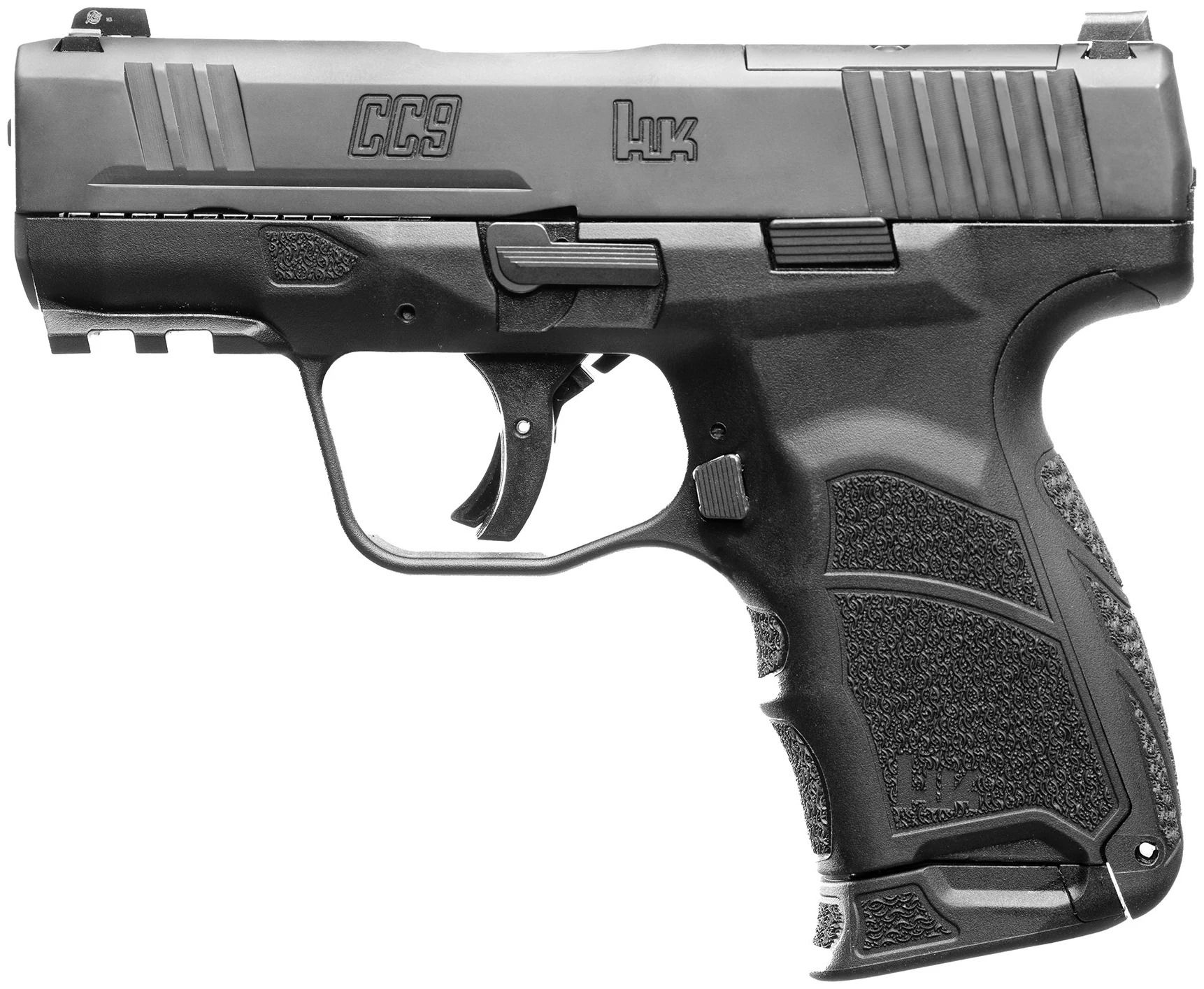 HK CC9 OR 9MM 3.32 BLK 4 10/12RD