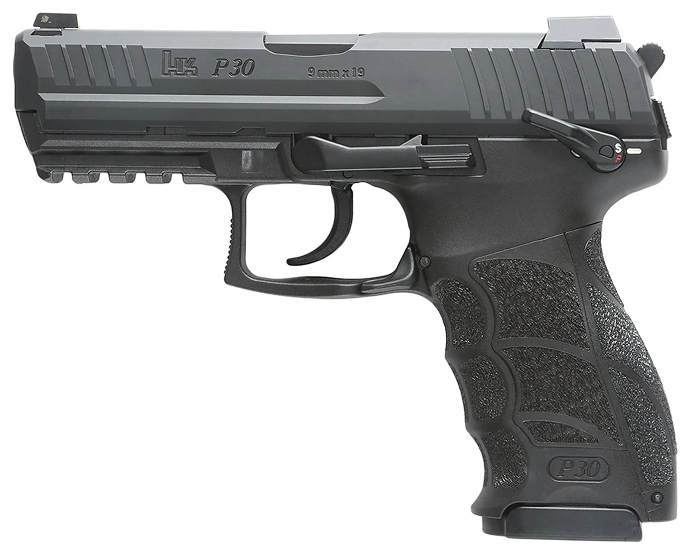 HK P30 S V3 DASA 9MM 3.85 SAFETY 17/20RD