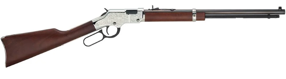 HENRY REPEATING ARMS H4 SILVER EAGLE 17HMR BL/WD