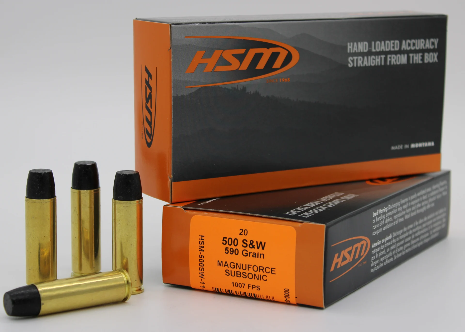 HSM SUBSONIC 500SW HITEK 590GR HCFN 20/20
