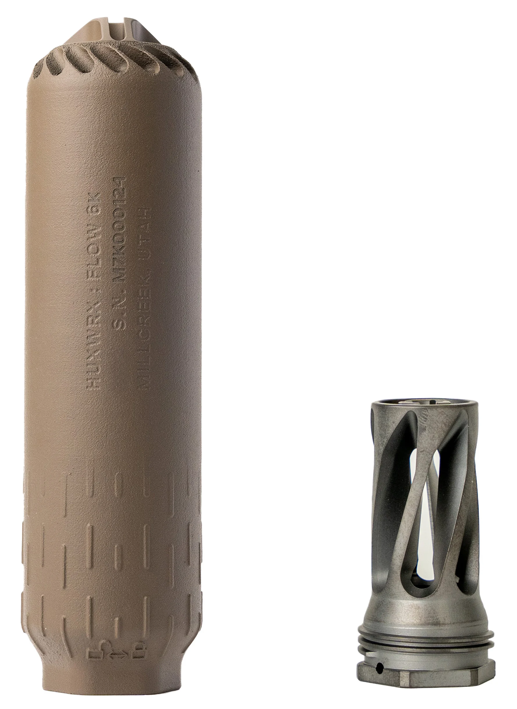 HUXWRX SUPPRESSOR FLOW 6K FDE 5/8X24
