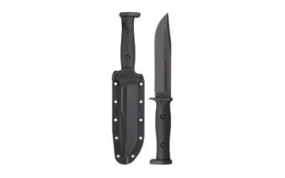 KBAR SLABBY FIXED 6.86" BLK W/SHEATH - Image 2