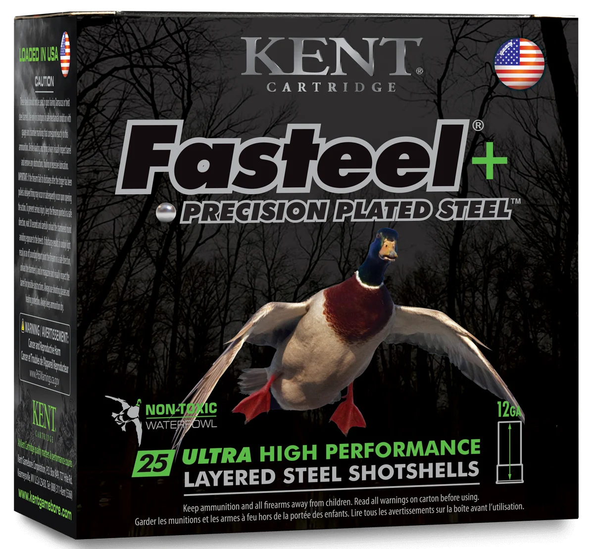 KENT FASTEEL PLUS 12GA 3.5 1.5OZ 2&4 25/10