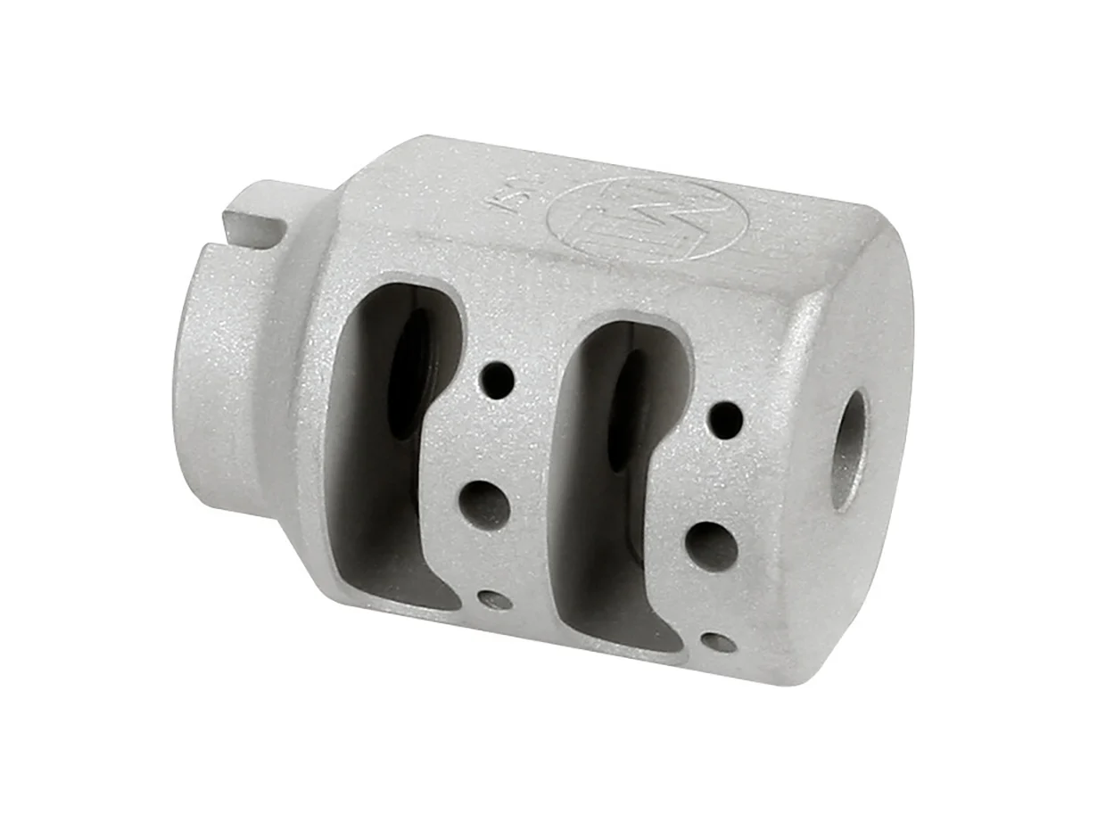 MI ALPHA TANK BRAKE STAINLESS 1/2X28-9MM