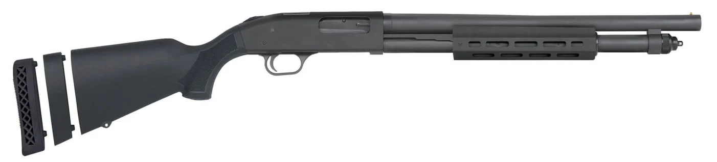 MOSS 590A1 12GA 18.5 BLK OR THREADED 6RD
