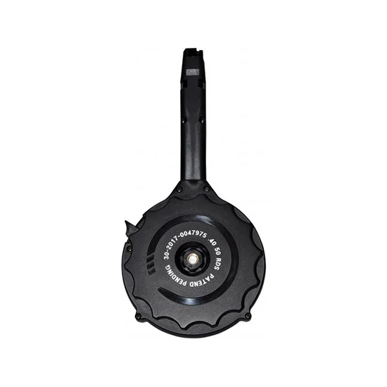 RWB DRUM MAG GLOCK 40SW 50RD BLACK POLYMER (20)