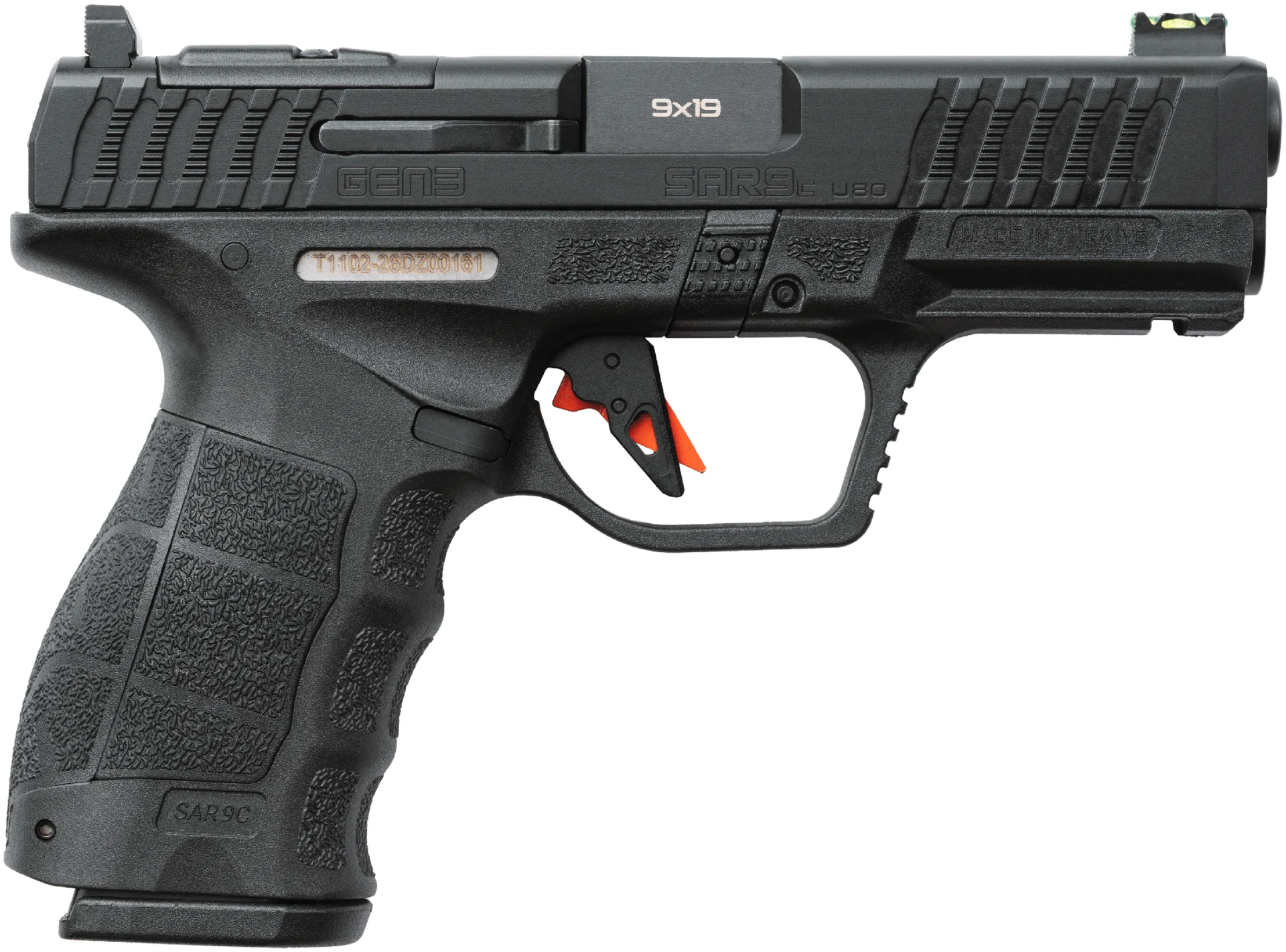 SAR SAR9 9MM COMPACT GEN3 U-80 15RD