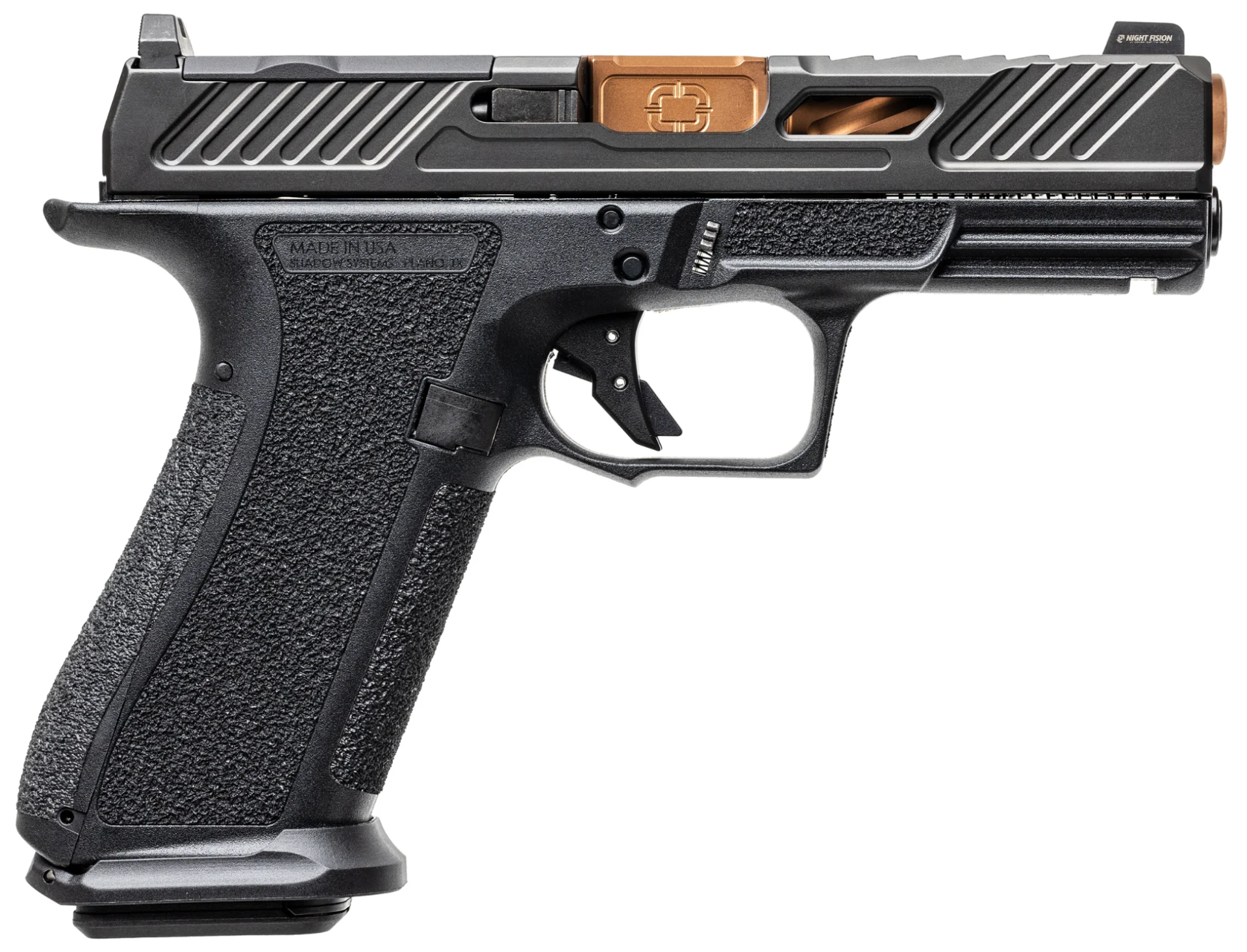 SHAS XR920 9MM 5.5 BLK ELITE OPTIC BRZ 10RD